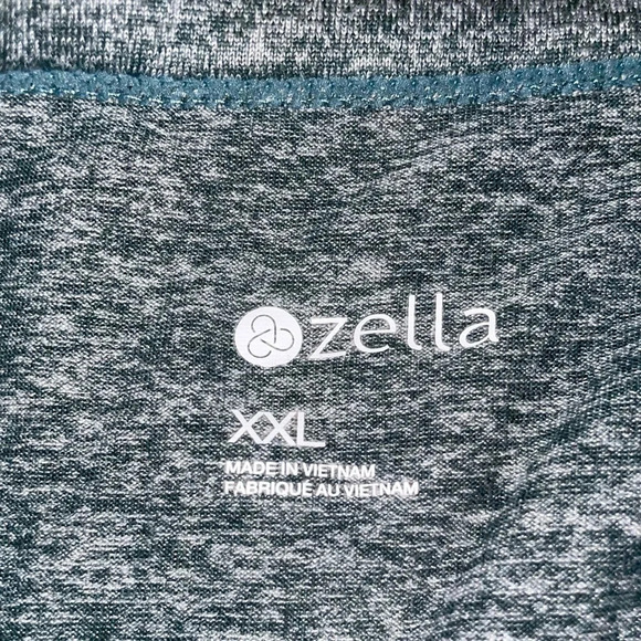 ZELLA LIANA LONG SLEEVE RECYCLED BLEND PERFORMANCE T-SHIRT - XXL Teal Titanic - Picture 5 of 9